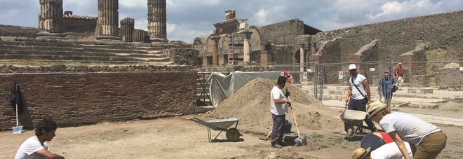 Risultati immagini per nuovi scavi a pompei