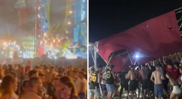 Crolla il palco di un festival in Spagna per il forte vento: muore un 22enne, diversi feriti VIDEO