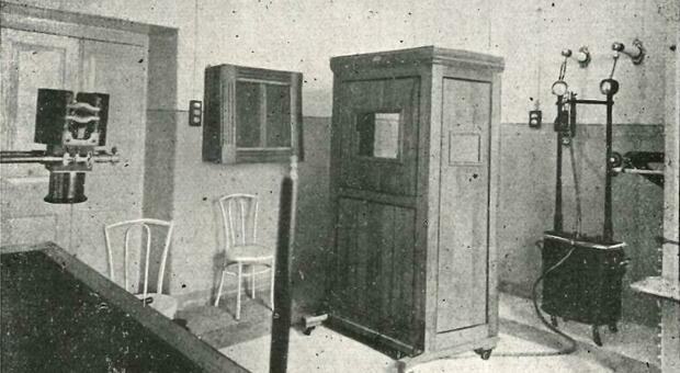 Istituto di Rigenerazione Fisica, 1926, Gabinetto radiografico