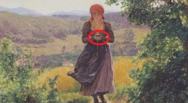Smartphone ritratto in un dipinto del 1860? Il quadro di una donna che ha diviso il web