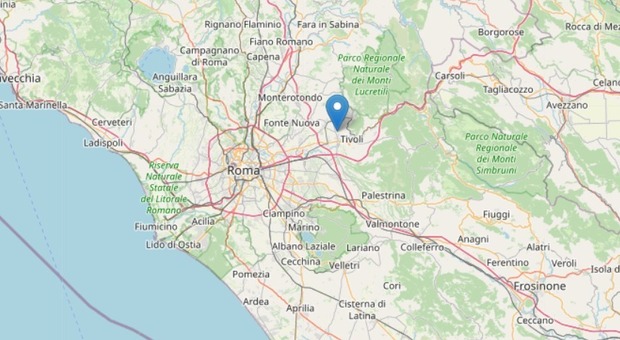 Terremoto a Est di Roma, avvertito a Guidonia e Fonte Nuova