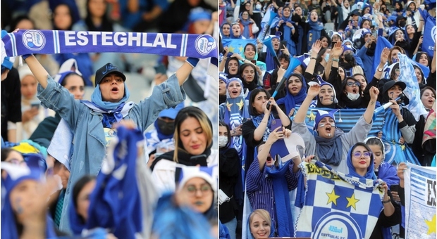 Calcio, Iran, per la prima volta dopo 40 anni le donne sono tornate allo stadio: non accadeva dal 1979