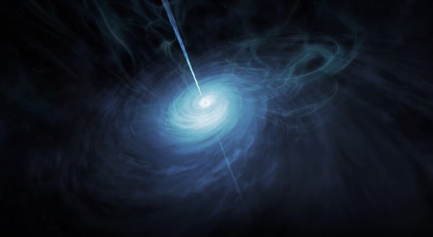L'immagine artistica di un Quasar