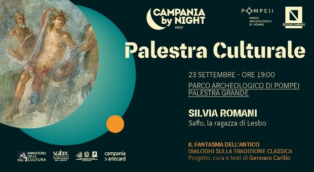 Pompei, appuntamento con la palestra culturale: il 23 settembre l'incontro con Silvia Romani