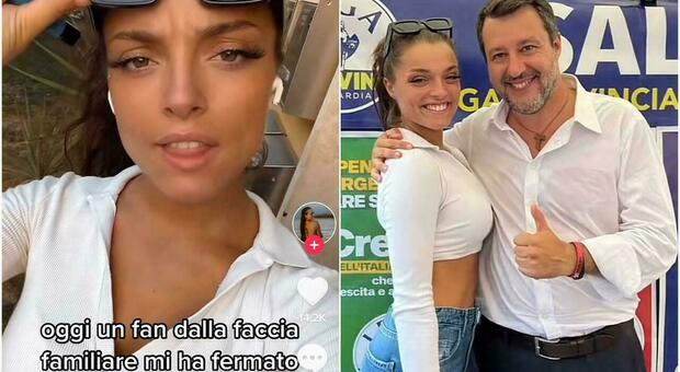 Martina Valdes, la fidanzata di Blanco al comizio di Salvini: bufera social. Lui la ringrazia: «Ci vediamo a un concerto»