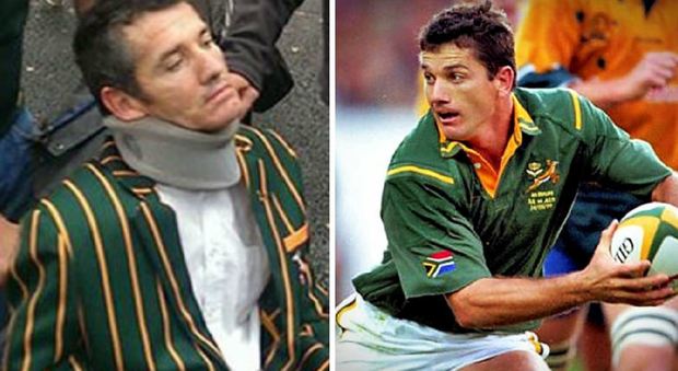 Rugby, la Sla porta via a 46 anni Joost Van der Westhuizen, lo Springbok che placcò Lomu davanti a Mandela