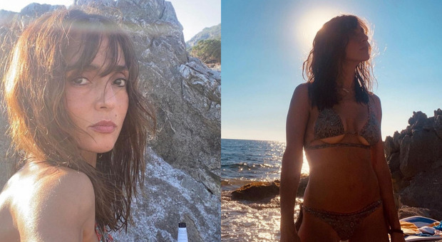 Ambra Angiolini in vacanza: le foto in bikini che fanno impazzire il web