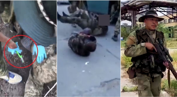 Prigioniero ucraino torturato: un soldato russo gli taglia i genitali con un taglierino
