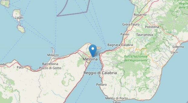 Terremoto nello Stretto di Messina, scossa all'alba tra la Calabria e la Sicilia
