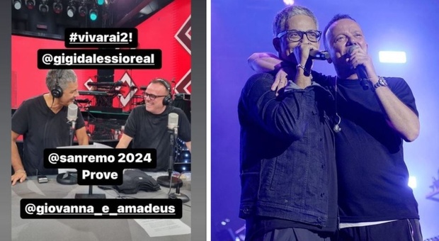Gigi D'Alessio e Fiorello insieme a Sanremo 2024?