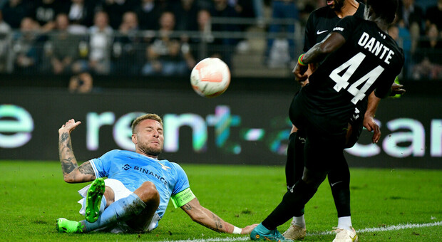 Sturm Graz-Lazio 0-0: il Var annulla il gol di Immobile