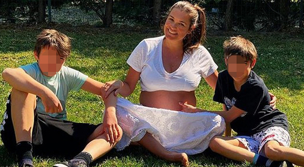Alena Seredova con i figli Louis Thomas e David Lee (Instagram)