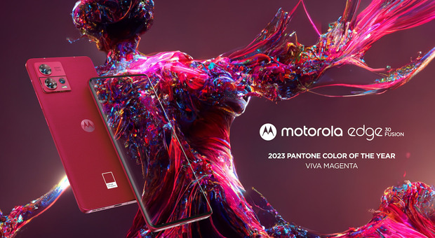 Motorola presenta l’edizione speciale edge 30 Fusion Viva Magenta