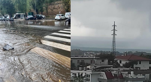 Maltempo Roma, strade allagate a Monteverde e domani ancora pioggia