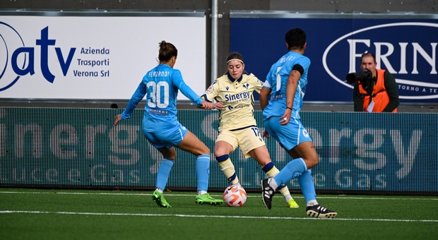 Napoli femminile fermato 1-1 dal Verona