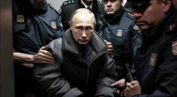 Putin arrestato, l'immagine è virale: l'ultima creazione dell'intelligenza  artificiale, dopo Trump e il Papa trendy