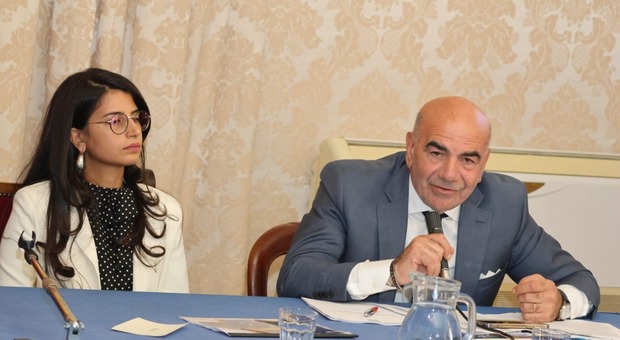 Il presidente dell'Eic Luca Mascolo e la presidente di Abc Alessandra Sardu
