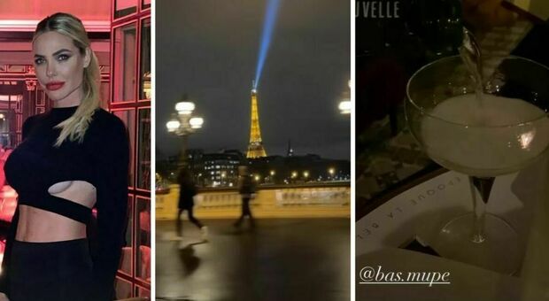 Ilary Blasi, la fuga d'amore con Bastian a Parigi: tra cene di lusso e passeggiate sotto la Tour Eiffel
