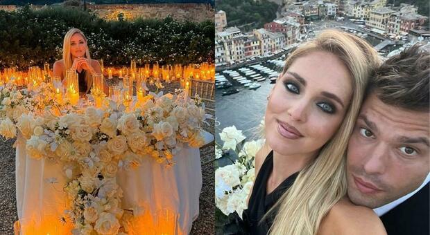 Chiara Ferragni e Fedez, fuga d'amore a Portofino tra rose bianche e vista incantevole: i festeggiamenti per l'anniversario