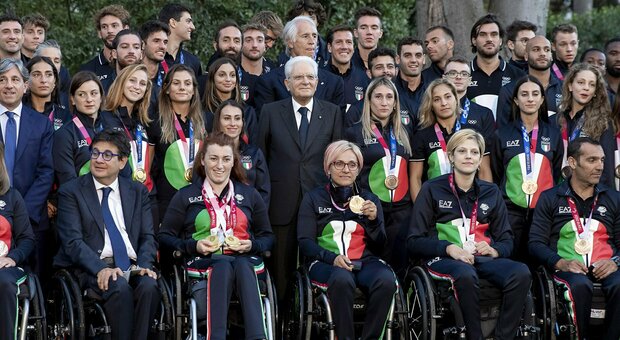 Mattarella riceve gli atleti olimpici e paralimpici: «Avete emozionato gli italiani»