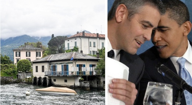 Obama e Clooney sul lago di Como, ipotesi primarie per l'attore
