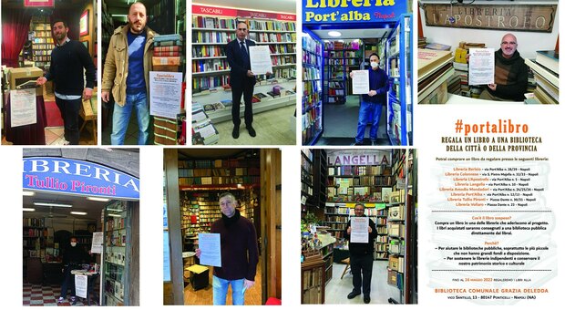 #Portalibro, la nuova iniziativa delle librerie di Port'Alba per donare cultura alle biblioteche della città