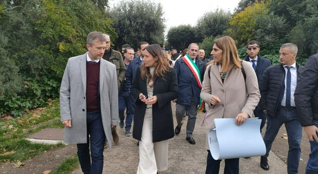 Il ministro Alessandra Locatelli agli scavi di Pompei