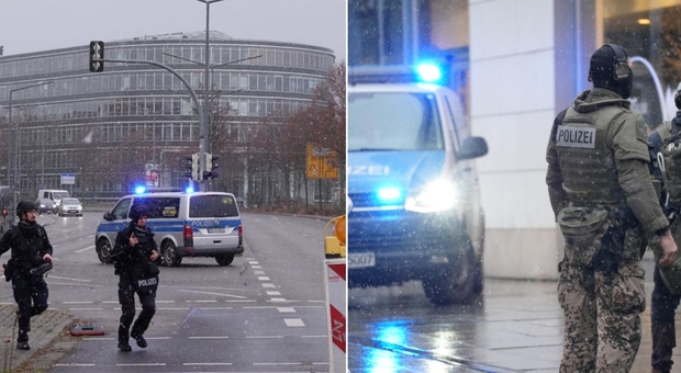 Dresda, uomo armato uccide una donna e si rintana in un centro commerciale con degli ostaggi