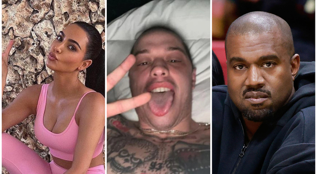 Kim Kardashian e Kanye West, spunta il messaggio di Pete Davidson: «Sono a letto con tua moglie»