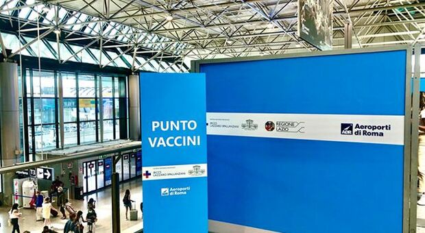 Covid-19, ADR: apre il punto vaccini "Vax&Go" all'interno del terminal 3 di Fiumicino