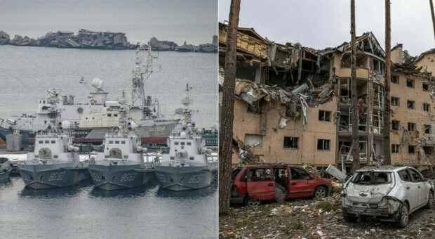Ucraina, Odessa bombardata dalle navi russe: militari pronti allo sbarco dal mare nella città chiave della guerra