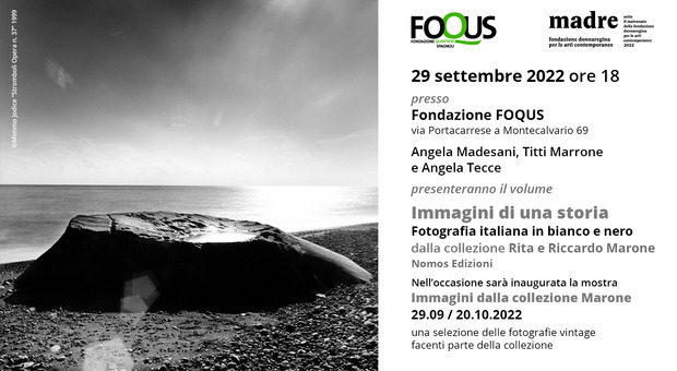 Foqus Napoli, domani la presentazione della collezione di Rita e Riccardo Marone