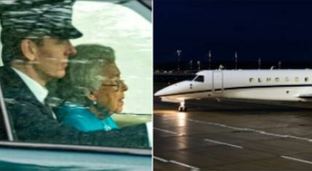 Regina Elisabetta, tempesta di fulmini impedisce al suo aereo di atterrare a Londra