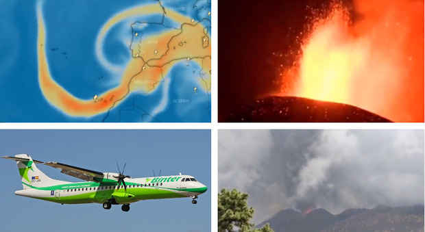 Vulcano Canarie, nube di anidride solforosa verso l'Italia, compagnia aerea sospende i voli