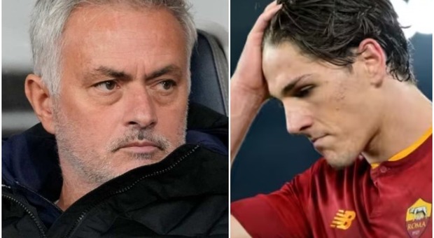 Roma, Mourinho: «Zaniolo da un mese dice che vuole andare via, purtroppo sembra che resterà»