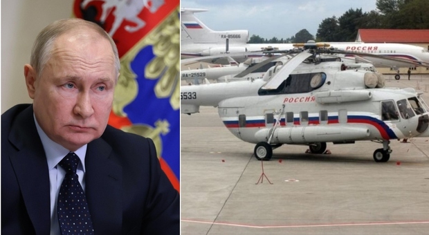 Putin, l'elicottero usato dal presidente russo si schianta al suolo. «Ci sono diverse vittime»