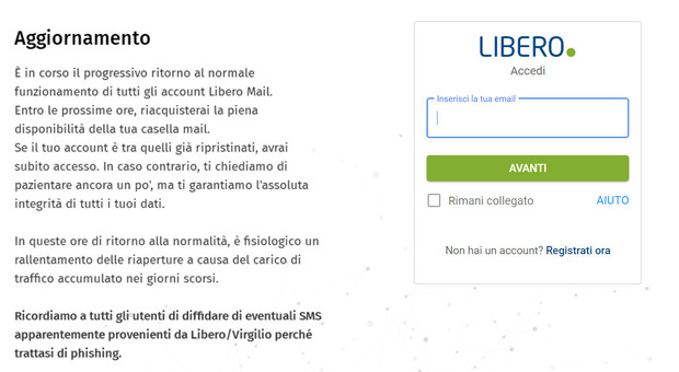 Libero e Virgilio mail tornano a funzionare, l'annuncio: «Accessibili via sito e Android». Ancora problemi per iOS
