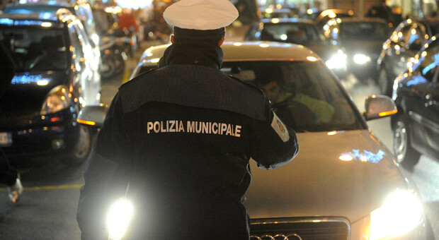 La polizia municipale di Salerno