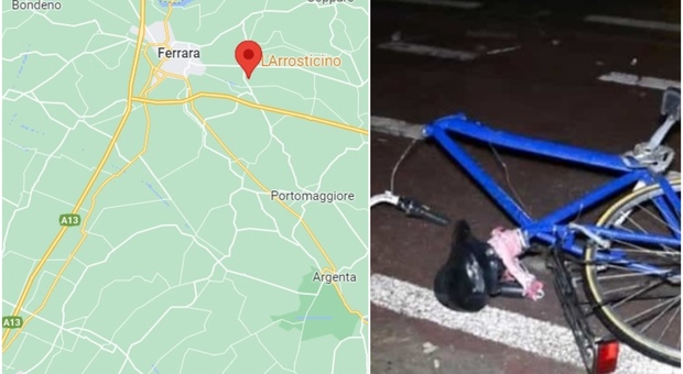 Ferrara, investiti in bici da un'auto: morto un 17enne e l'altro ragazzo è grave