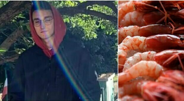 Lorenzo Maio mangia tortellino ai gamberetti e muore a 19 anni per choc anafilattico