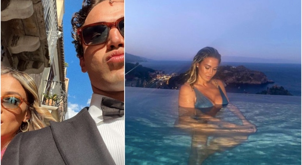 Diletta Leotta, il primo selfie col fidanzato Giacomo Cavalli è uno scatto "rubato"