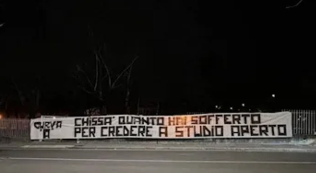 Napoli, messaggio dagli ultrà di Bergamo: «Chissà quanto hai sofferto»