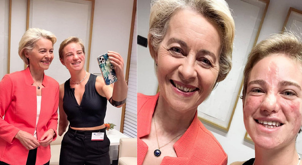 Bebe Vio incontra Ursula von der Leyen al Parlamento europeo: «La prossima volta facciamo da me con una carbonare»