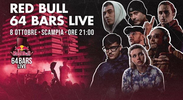 «Red Bull 64 Bars Live» a Scampia, 10 biglietti gratis con il Mattino
