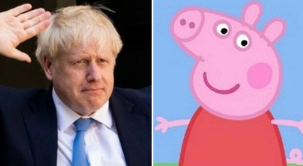Boris Johnson e Peppa Pig