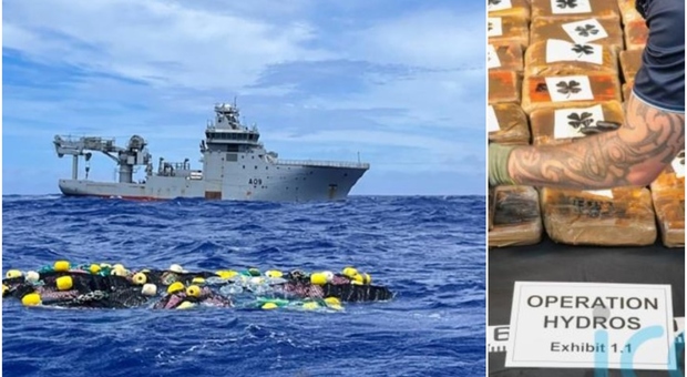 Cocaina galleggiante trovata nell'Oceano Pacifico, vale 300 milioni di euro. «Sul mercato australiano sarebbe duranta un anno»