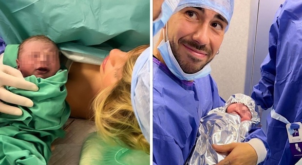 Chiara Nasti, il figlio appena nato su Instagram, il padre in sala parto e scoppia la polemica: «Un calciatore e una influencer hanno più potere dei medici»