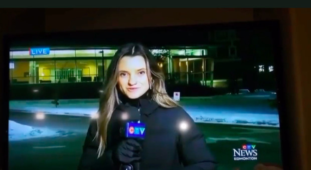 Giornalista canadese sviene in diretta
