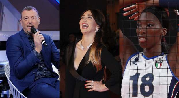 Sanremo 2023, l'annuncio di Amadeus: «Paola Egonu e Chiara Francini co-conduttrici della terza e quarta serata. Black Eyed Peas ospiti internazionali