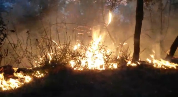 Nuovo incendio ad Agnano: oltre venti civili allontanati e due agenti di polizia intossicati e condotti all'ospedale